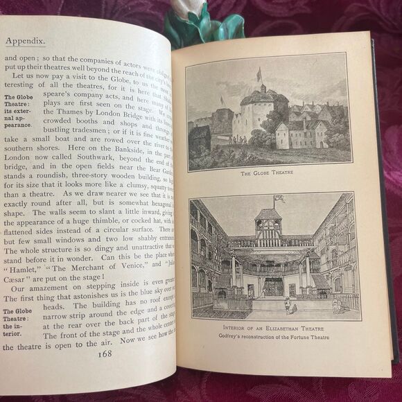 1917/19 Lot of 2 Shakespeare Antique Books, Merchant of Venice & Julius Caesar - Picture 5 of 10